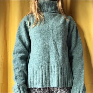 Sea foam green wool J.Crew sweater